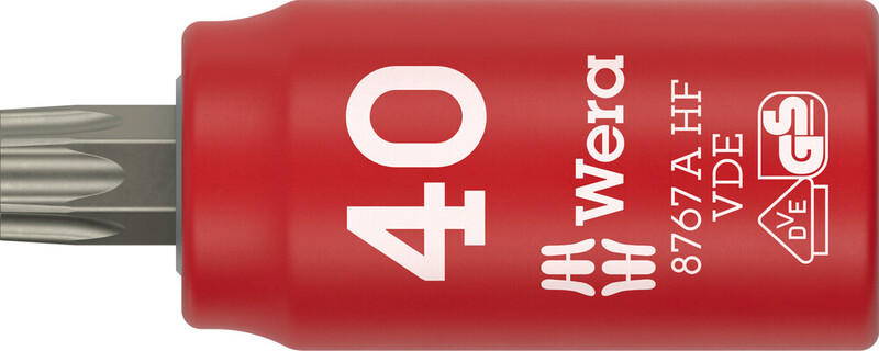 HYLSNYCKEL JT WERA 8767 A VDE HF ZYKLOP, TX 40 mm