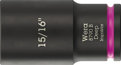 PINNBULTSUTDRAGARE WERA 8790 B IMPAKTOR DEEP 3/8 15/16