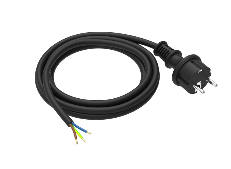 KOPPLINGSKABEL ONNLINE H05RR-F 3G1.5mm2, SVART 3.0M