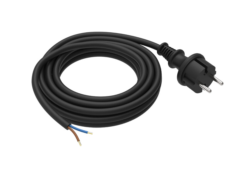 KOPPLINGSKABEL ONNLINE H07RN-F 2X1.5mm2, SVART 3.0M