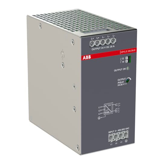 abb Power supply 3-ph, 24v, 20.0a