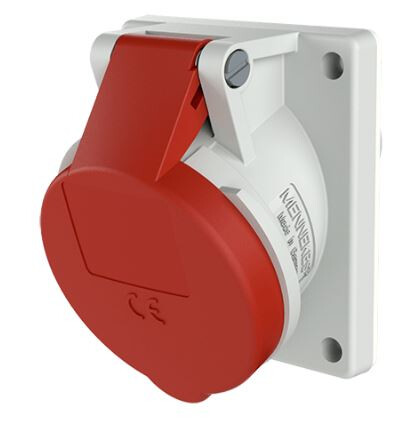 PANEL MOUNTED RECEPTACLE 1500 32A5P 6H400V - IP44