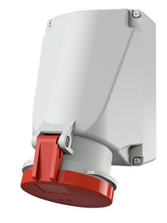 WALL MOUNTED RECEPTACLE 1145A 63A5P 6H400V - IP44