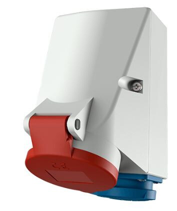 WALL MOUNTED RECEPTACLE 1649 DOUPLEBOX IP44