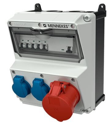 mennekes Combination unit 92422 245x160mm1x32a2xschuko