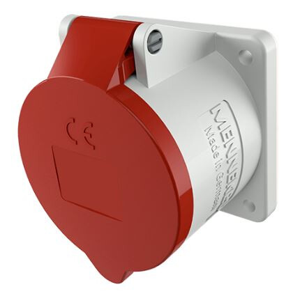 PANEL MOUNTED RECEPTACLE 1276 32A5P400V IP44