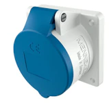 PANEL MOUNTED RECEPTACLE 1366 16A3P 6H230V - IP44