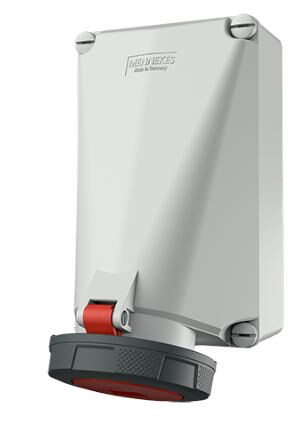 WALL MOUNTED RECEPTACLE 143 125A5P 6H400V - IP67