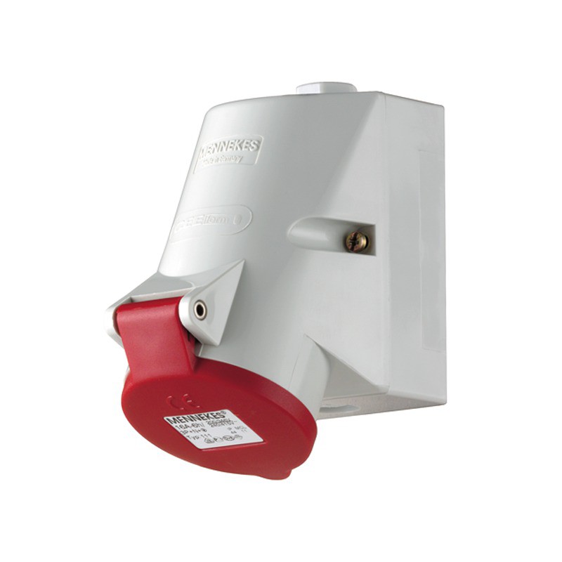 mennekes Vägguttag 111 16a5p 6h400v - ip44