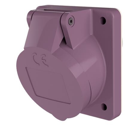 PANEL MOUNTED RECEPTACLE 2845 16A3P 25V - IP44