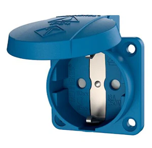 mennekes Pistorasia mennekes schuko 11061 16a 2p+e 230v ip44 lapsi