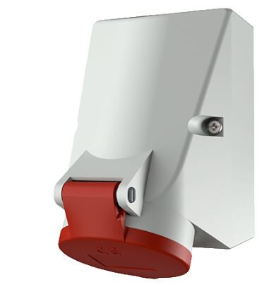 WALL MOUNTED RECEPTACLE 734 16A7P 6H400V - IP44