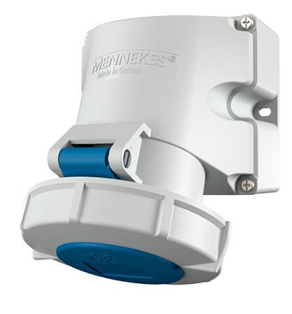 WALL MOUNTED RECEPTACLE 9350 32A 3P6H230V IP67