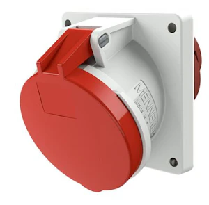 mennekes Panel mounted socket 21160a 63a5p400v -ip44 90x90mm