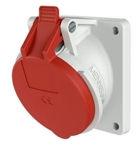 mennekes Panel mounted receptacle 3093 16a5p400v ip44 85x85mm