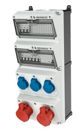 UTTAGS SYSTEM AMAXX 940002 2X16A 3XSCHUKO MCB+VV