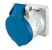 mennekes Kraftuttag 1619 16a3p 6h230v ip44