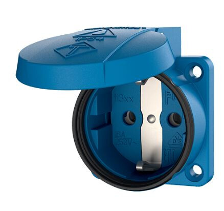 POWER SOCKET-OUTLET 11031 16A2P+E 230V IP54