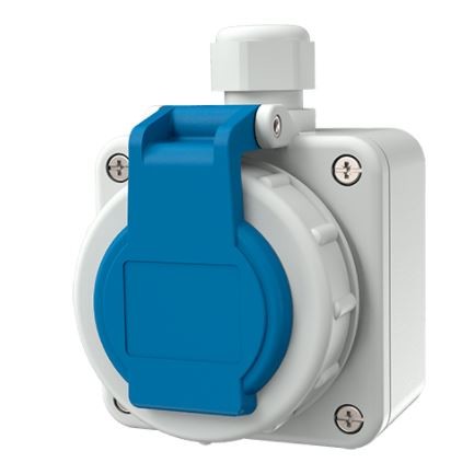 WALL MOUNTED RECEPTACLE MENNEKES 10863 16A 3p230V IP68