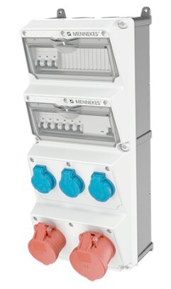 UTTAGSCENTRAL AMAXX 1X32A 1X16A 3X SCH RCD+M