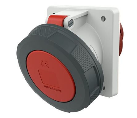 PANEL MOUNTED RECEPTACLE 63A5P 6H400V IP67 PANEL MOUNT