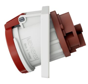 mennekes Panel mounted socket 21160a 63a5p400v -ip44 90x90mm
