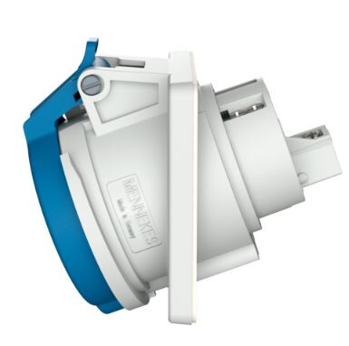 mennekes Infäld flänsuttag 3112 32a3p230v ip44 85x85mm