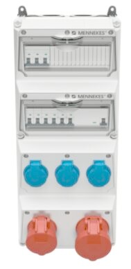 mennekes Uttagscentral amaxx 1x32a 1x16a 3x sch rcd+m