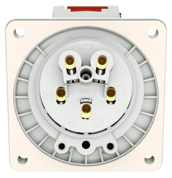 mennekes Panel mounted receptacle 3153 32a5p400v ip44 85x85mm