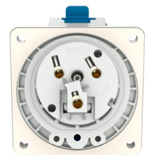 mennekes Infäld flänsuttag 3112 32a3p230v ip44 85x85mm