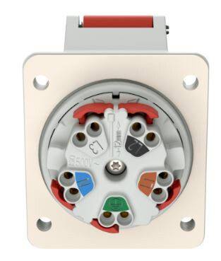 mennekes Kraftuttag 1405 16a5p 6h400v ip44