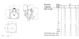 mennekes Infäld flänsuttag 3036 16a3p230v ip44 85x85mm