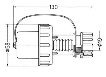 mennekes Plug mennekes 10828 16a2p 230v ip68