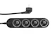 shelly Socket outlet+switch power strip gen4 black