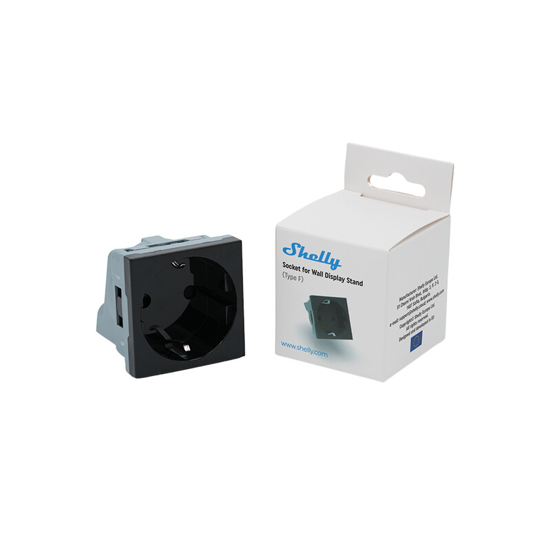 shelly Mounting accessory socket wall display black