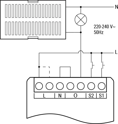 shelly Styrenhet bypass dimmer gen3