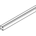obo bettermann Asennuskanava obo wdk 17,5x17,5x2000mm tarra musta