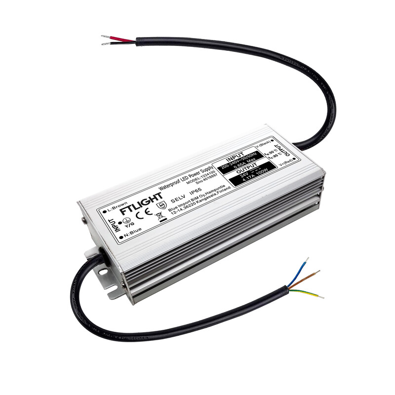 ELEKTRONINEN LIITÄNTÄLAITE 24V, 100W, IP65