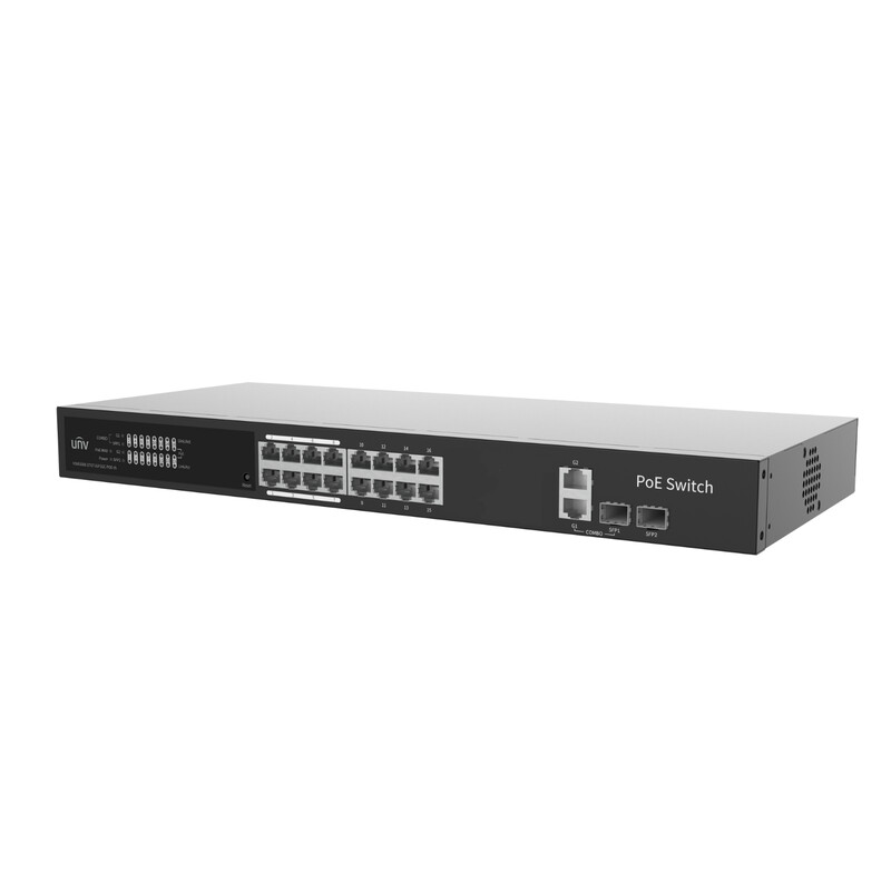 unv Ethernet kytkin kytkin 16xpoe+1ge+1sfp+1combo