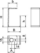 obo bettermann Kaapelikiinnike obo plcd-sc0810, 50x76, fs