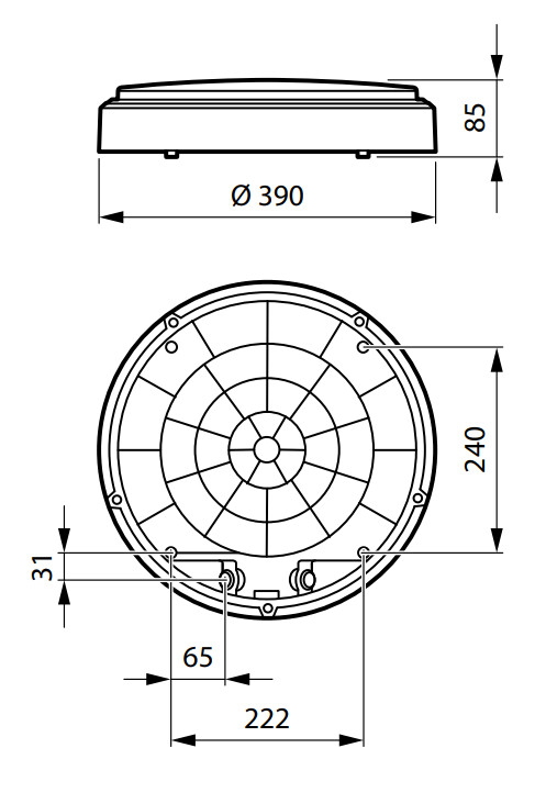 philips Universalarmatur coreline wall 1200-3400lm cct ip65 on/off