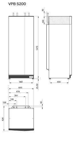 nibe Ackumulator nibe vpb s200 r accumulator tank