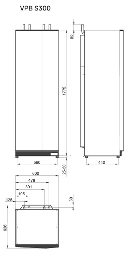 nibe Ackumulator nibe vpb s300 r accumulator tank
