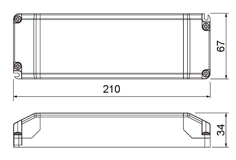 airam Elektroninen liitäntälaite tasajännitel.24v 150w ip20 dim