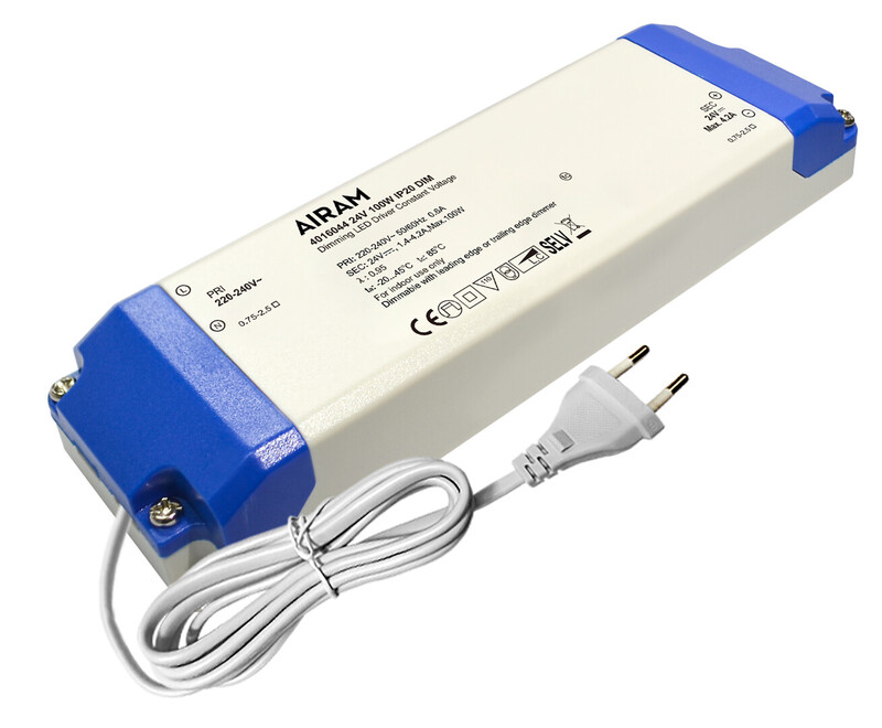 airam Elektroniska drivdon cv-driver 24v 100w ip20 dim