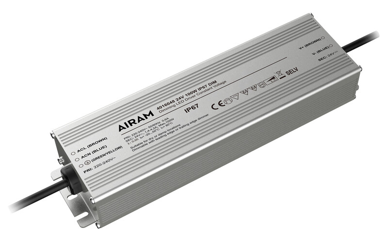 ELEKTRONINEN LIITÄNTÄLAITE TASAJÄNNITEL.24V 100W IP67 DIM
