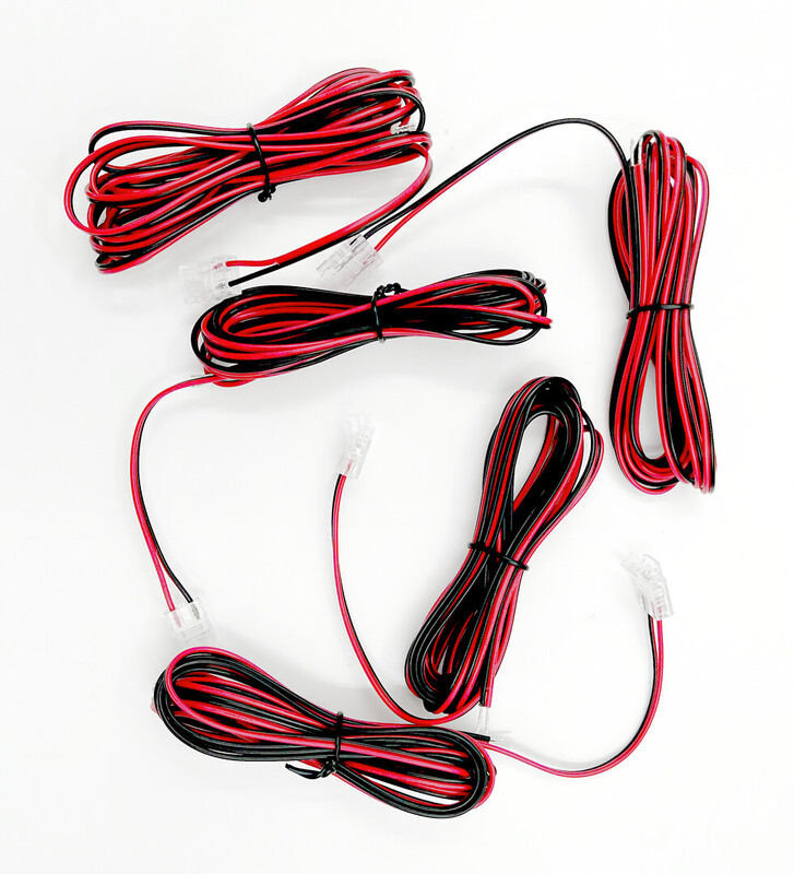 SÄHKÖINEN LISÄTARVIKE APUS 24V 24V IP20 LIITIN 10MM 3M 5KPL