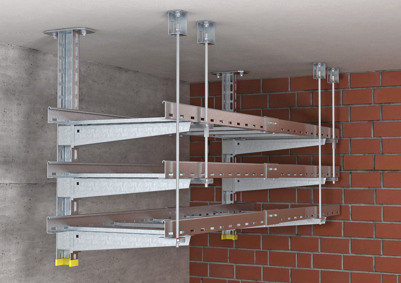 obo bettermann Kabelstege e90 sl 630 vsf f, 300x60x6000