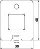 obo bettermann Liitinlevy obo dtp uh1 le, lexcom, le, 1-os