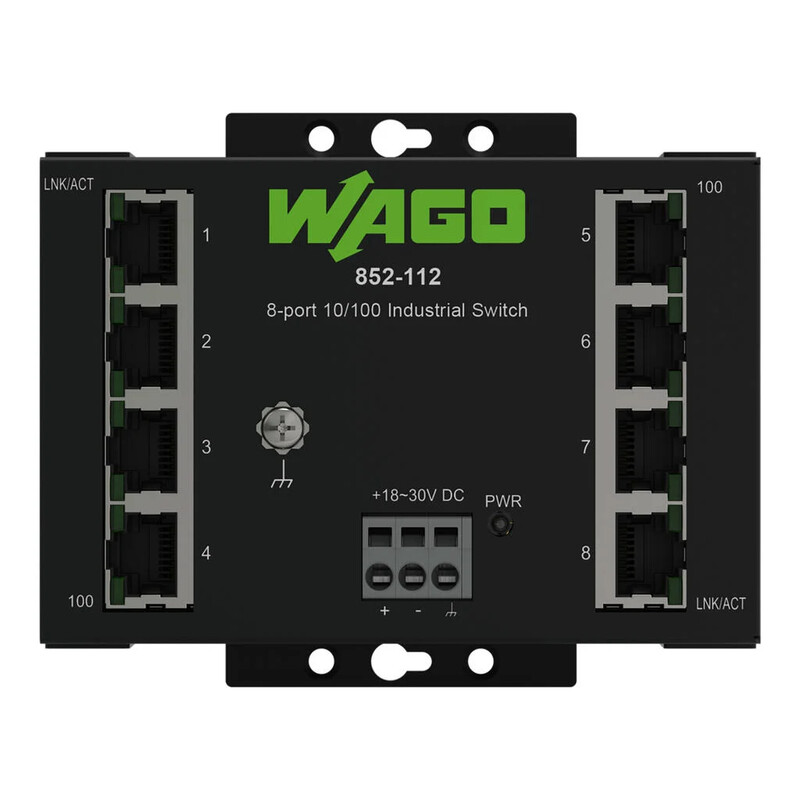 wago Ethernet kytkin 8-porttinen 100base-tx